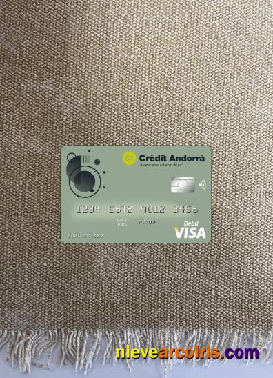 Andorra Credit Andorra bank visa card photolook